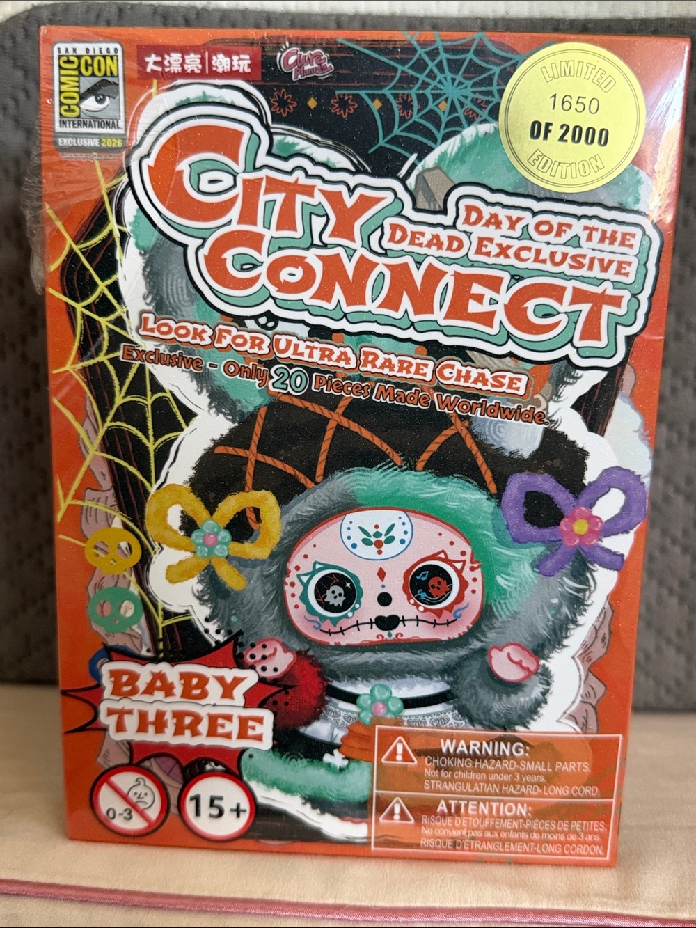 City Connect Baby Three Day of the Dead Exclusive Plush - SD COMIC CON 2026